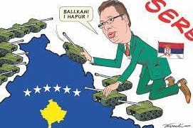 Serbia vazhdon të jet edhe më tej një satelit i Rusisë, në mes të Eropes.