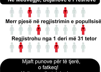 Kur kemi pasivizim e diskriminim, ekziston mundësia e manipulimit edhe të regjistrimit !?