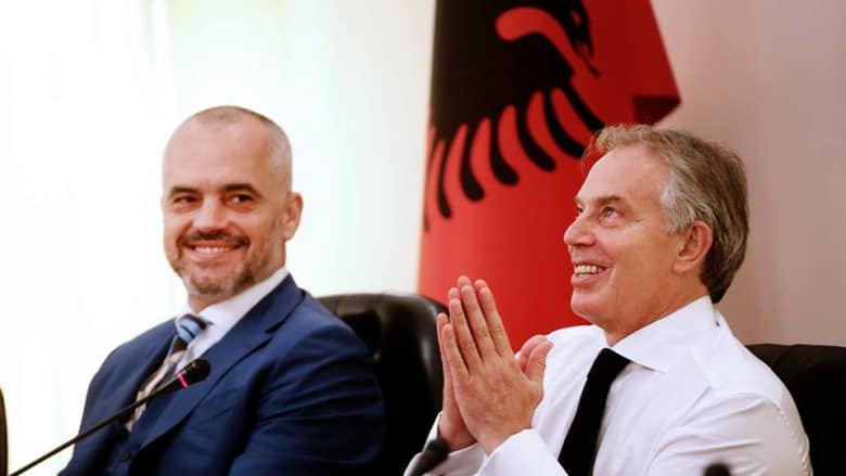 Rama takon Tony Blair në Tiranë, në fokus integrimi i Shqipërisë në BE dhe Ballkani i Hapur